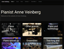 Tablet Screenshot of anneveinberg.com